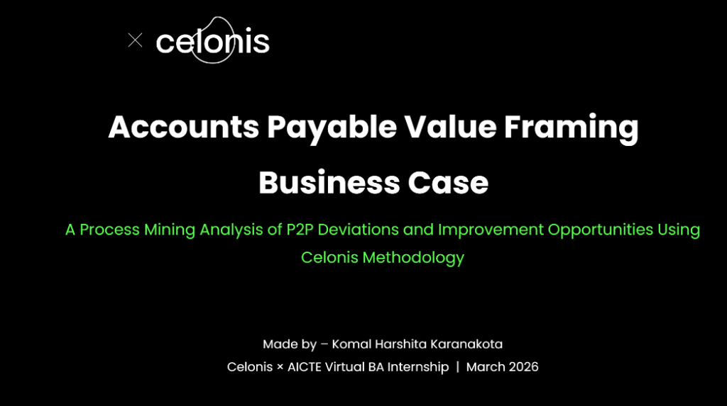 Celonis Business Process Analysis Case Study